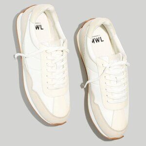 99% New Madewell League Sneakers in Washed Nubuck